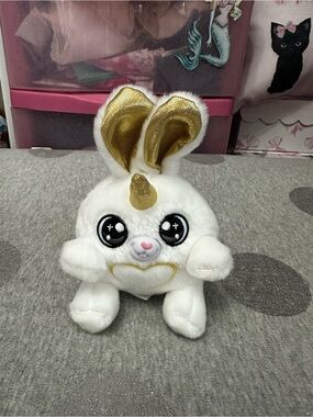 Rainbocorns Bunnycorn Surprise Series 2 White & Gold Bunny - All New Cottontails